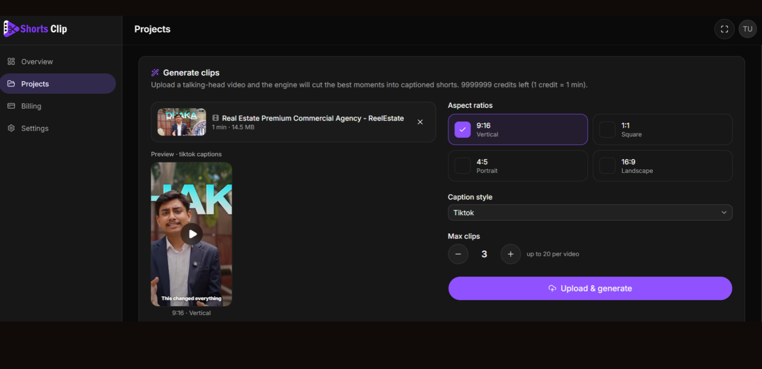 AI Video Clip Generator: Make More Content from One Video